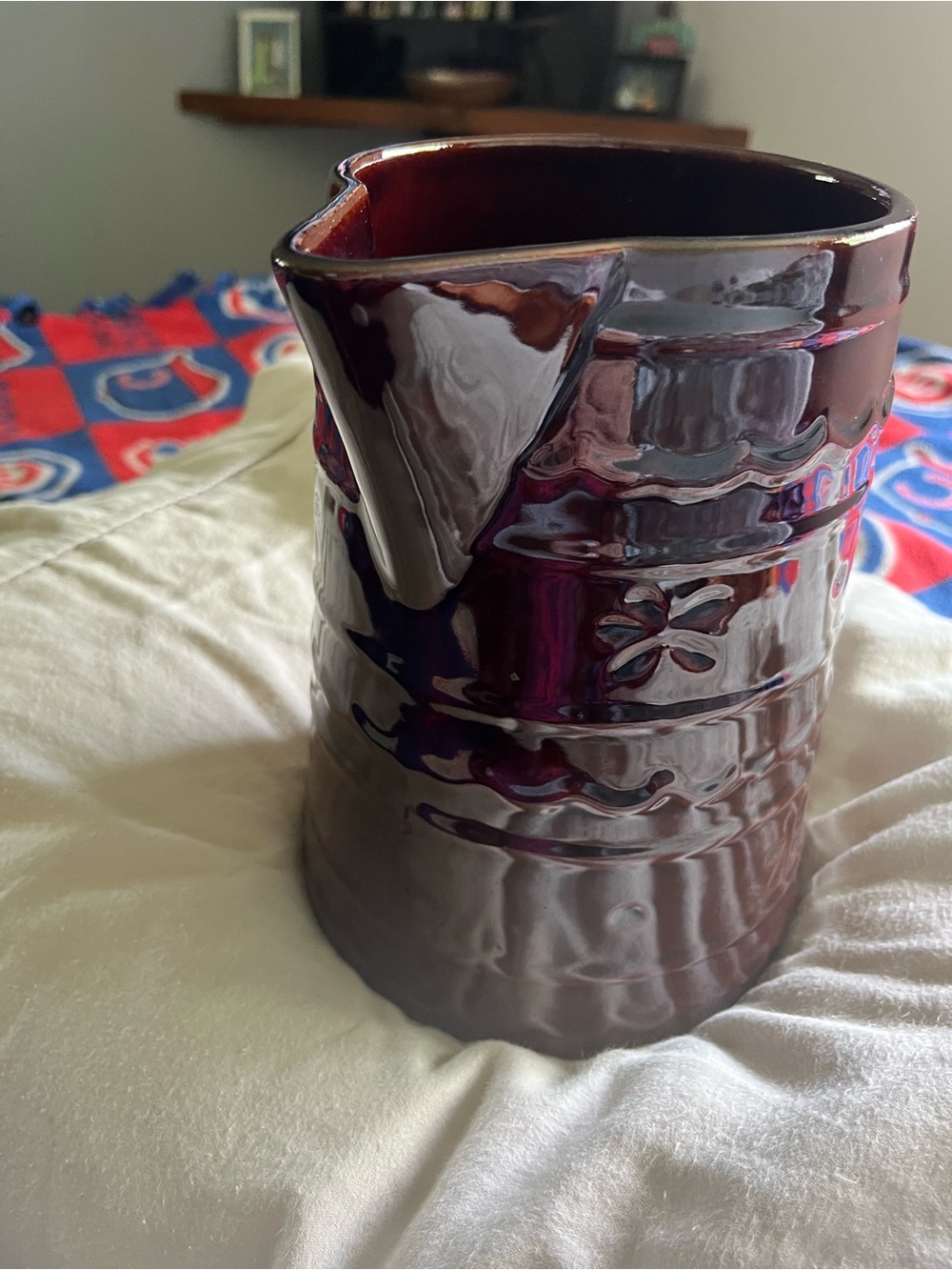Marcrest Stoneware Pitcher - Picture 2 of 6